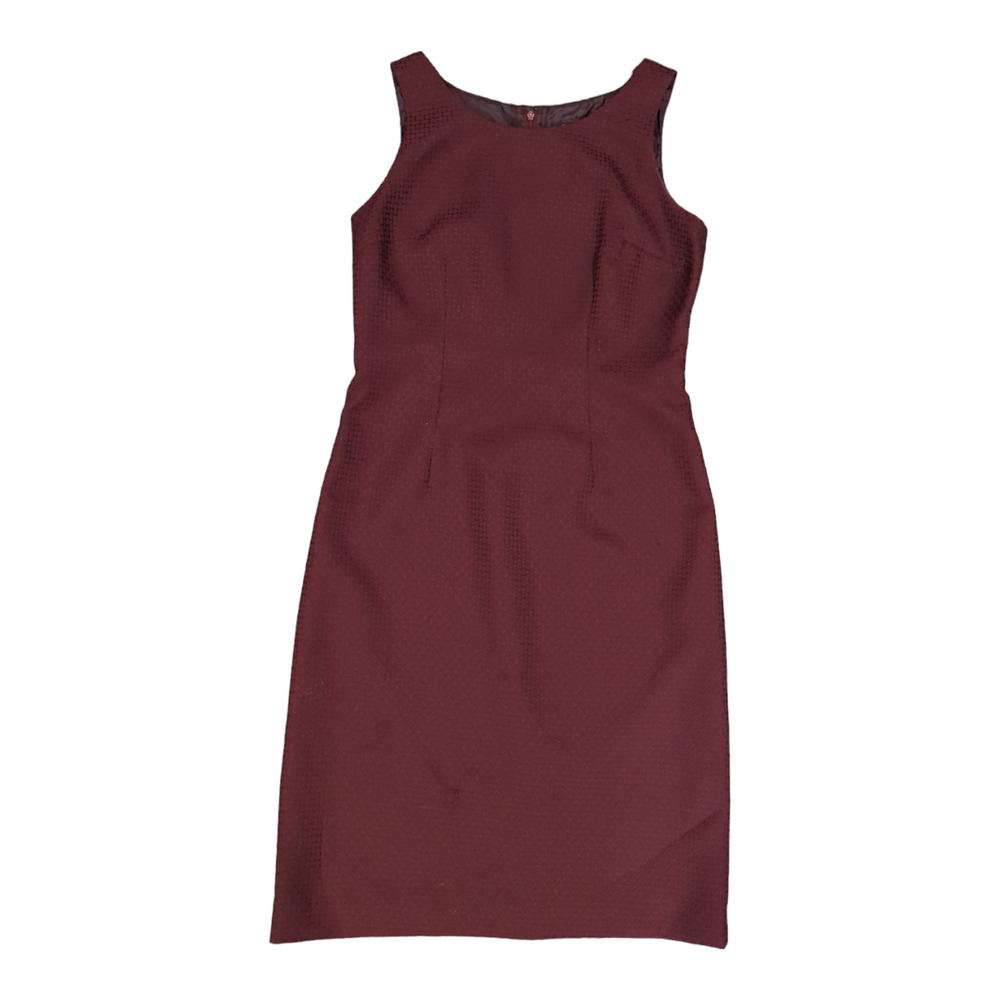 Emily Size 8 Dress Burgundy Maroon Red Shift Style